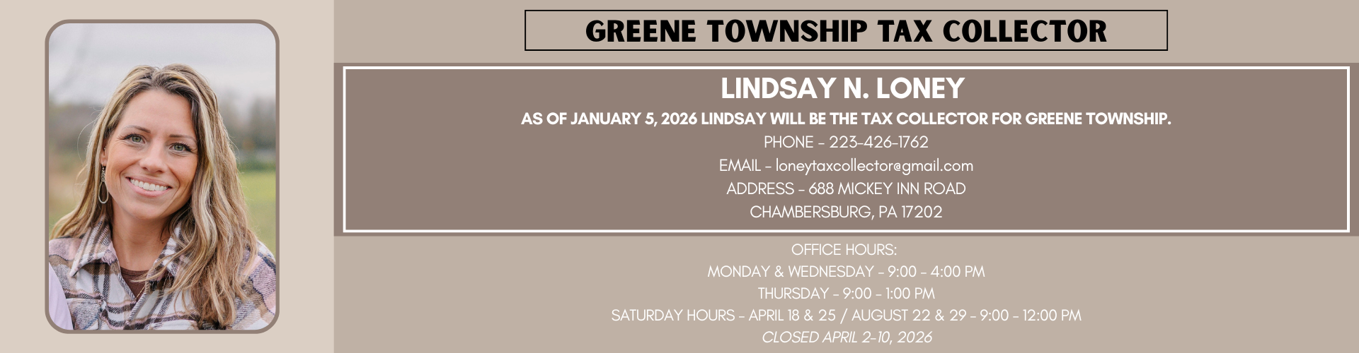 Lindsay Tax Collector